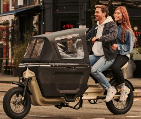Elektro Transportfahrrad  CargoX, Familie, 2 Rad, mit Code, Hydr. Bremsen,  versch. Farben